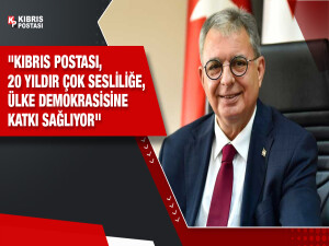 Kutlu Evren, 20. yılı dolayısıyla Kıbrıs Postası’nı kutladı