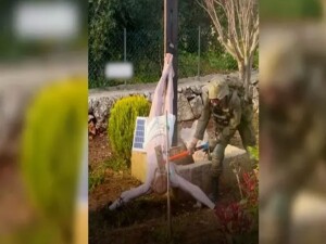 İsrail, İsa heykelinin parçalandığı videoyu doğrulayarak özür diledi