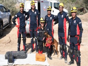 KARK’ın arama kurtarma köpeği Sebil Tekirdağ’daki enkaz eğitimine katıldı