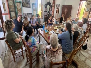 CTP Kadın Örgütü İskele İlçesi’nden Lefkara Evi’ne ziyaret: Kadınların rolü ele alındı