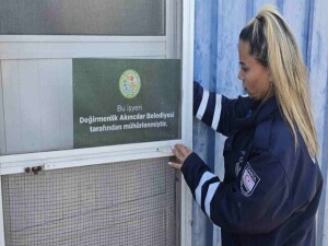 Değirmenlik Akıncılar Belediyesi, hijyen ve ruhsat kurallarına uymayan süt fabrikası mühürlendi