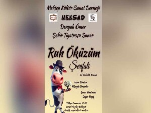 "Ruh Öküzüm Şerifali" isimli komedi oyunu Alayköy'de sahnelenecek