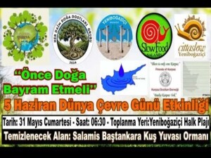 Her Daim Doğa Dostları ile paydaş örgütleri, 5 Haziran Dünya Çevre Gününü kutlayacak