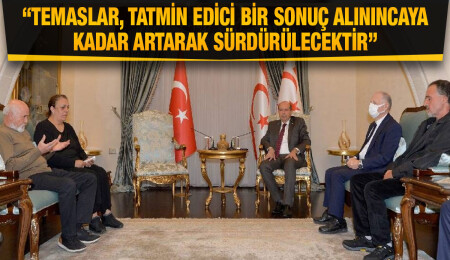 Cumhurbaşkanı Tatar, Rum Merkezi Cezaevi’nde öldürülen Çıdan’ın ailesini kabul etti