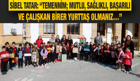 "Yeni Yıl Dilek Ağacı Projesi” Alayköy İlkokulu’ndaki öğrencilerle buluştu