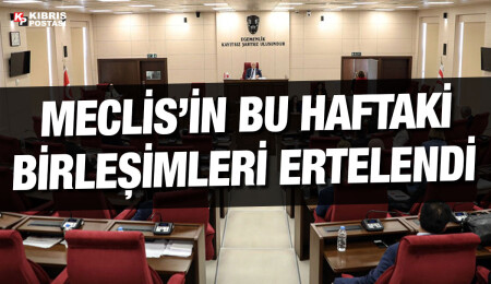 Deprem nedeniyle Meclisi Genel Kurulu haftaya ertelendi