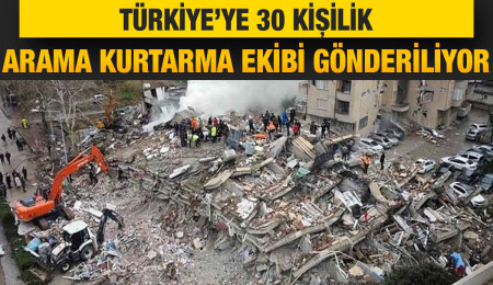 KKTC, Türkiye'deki deprem bölgesine 30 kişilik arama kurtarma ekibi gönderiyor