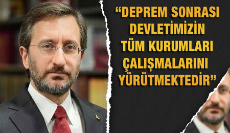 Fahrettin Altun'dan deprem açıklaması: Resmi kuruluşların bilgilendirmeleri takip edilmeli