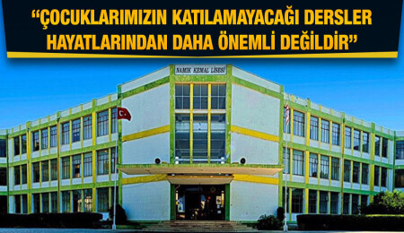 Namık Kemal Lisesi velileri çocuklarını okula göndermeme kararı aldı