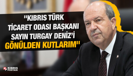Cumhurbaşkanı Ersin Tatar'dan Ticaret Odası'na tebrik mesajı