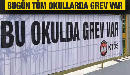KTOEÖS ülkedeki tüm okullarda, KTÖS bazı ilkokullarda grevde…