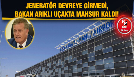 Ercan'da hava trafik kontrolör mekanizması devre dışı kaldı, uçuşlar durdu!