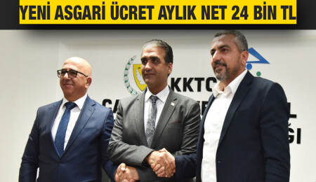 Yeni asgari ücret net 24 bin TL
