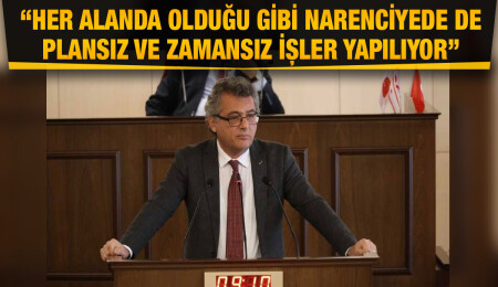Tufan Erhürman: Narenciyedeki hastalıkla mücadele Güney’le eş zamanlı yapılmalı