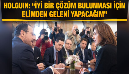 Maria Angela Holguin Cuellar, Hristodulidis ile görüştü