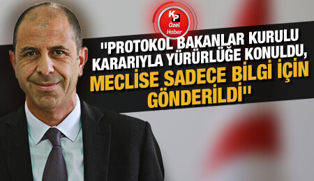 Kudret Özersay: "Protokolde Meclis’ten onay yasasıyla geçmesini gerektirecek hükümler var”