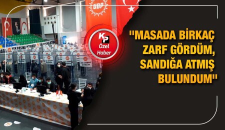 UBP Mağusa İlçe Başkanı Olsan Oran sandığa "birkaç oy fazladan attı", ortam gerildi