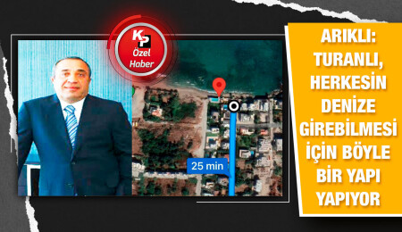 Yeni Ercan’ı yapamayan Turanlı, evinin önüne ‘iskele’ yapıyor