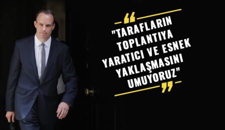İngiltere Dışişleri Bakanı Raab: "Kıbrıs konferansı müzakerelerin yeniden başlaması için fırsattır"