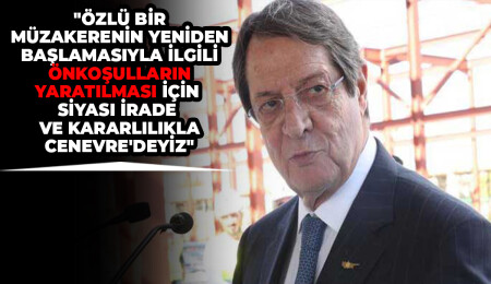 Anastasiadis Cenevre’de... “Kıbrıs için kritik bir görüşme”