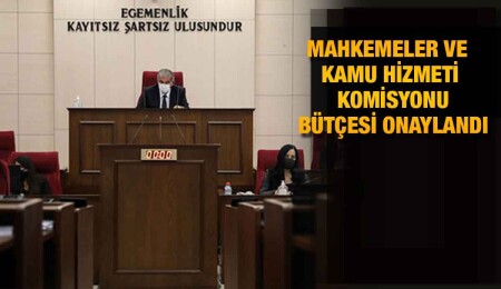 Mahkemeler ve KHK bütçesi Mecliste onaylandı