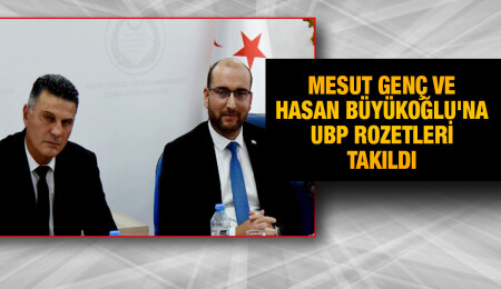 Ersan Saner, Mesut Genç ve Hasan Büyükoğlu UBP'ye dahil olduklarını duyurdu