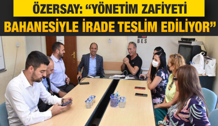 Özersay: Meclis’te kalmak meşru olmayan hükümete sahne veriyor