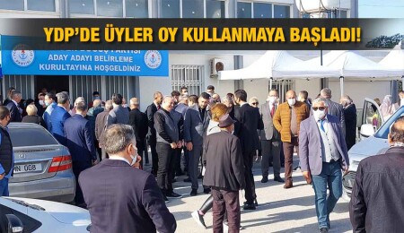YDP üyeleri milletvekili adaylarını belirlemek için oy kullanıyor…