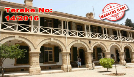 Lefkoşa Kaza Mahkemesi - Tereke - Tereke No: 14/2016