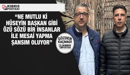 CTP’li Şenkul’dan UBP’li Amcaoğlu’na övgü dolu sözler!