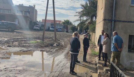 Çavuş, sel felaketinin ardından Dikmen’de hasar tespitinde bulundu