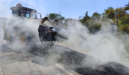 Serdarlı-Görneç yolu tamir ediliyor