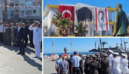 19 Mayıs Girne’de de kutlandı: Bağımsızlık Türk milletinin karakteridir