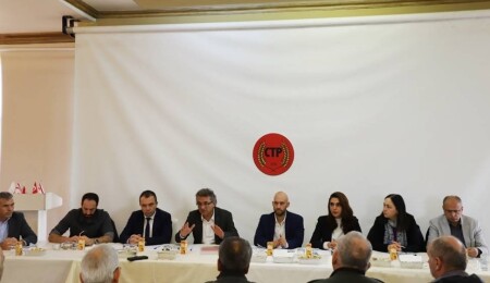 CTP, Güzelyurt’ta üreticiler ve ihracatçılarla bir araya geldi