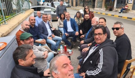 Erhürman ve Harmancı’dan dostane sohbet