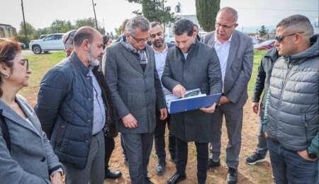 Tufan Erhürman, Çatalköy-Esentepe Belediyesi’nin projelerini yerinde inceledi