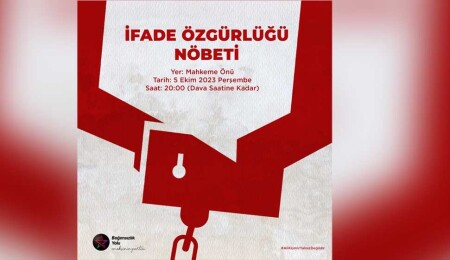 Bağımsızlık Yolu “İfade Özgürlüğü Nöbeti” eylemi düzenliyor