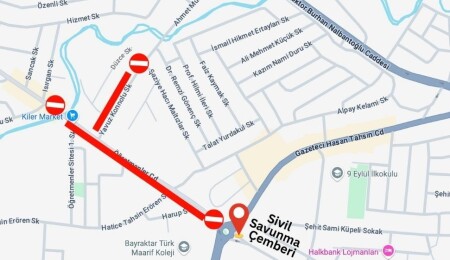 Lefkoşa Öğretmenler Caddesi tamamen trafiğe kapatıldı