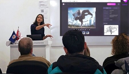 DAÜ'de, “Mimarlıkta yapay zekâ” odaklı seminer serisi düzenlendi