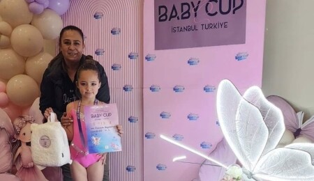 Minik Cimnastikci İpek Erden,  7'nci Baby Cup’ta kategorisinde 2'nci gelerek gurur yaşattı