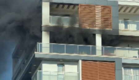 Girne’de apartman dairesinde yangın: Yaralanan olmadı