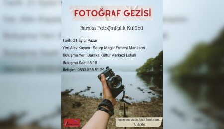 Baraka Kültür Merkezi fotoğrafçılık kulübü Alevkayası’na gezi düzenliyor