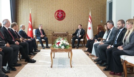 Öztürkler, Destici'yi kabul etti: Türkiye’deki partilerin KKTC’yi milli dava olarak görmesi güç veriyor