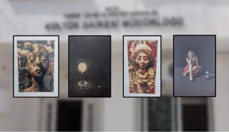 Kültür Dairesi’nin 13'üncü Devlet Genç Sanatçılar Yarışması ve Sergisi Girne’de açıldı