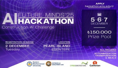 Future Minds’25 AI Hackathon başlıyor: KKTC, genç yeteneklerin yapay zekâ vizyonuna ev sahipliği yapıyor