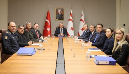 Cumhurbaşkanı Erhürman, Cumhuriyet Güvenlik Kurulu’nu "Kurşunlanma olayı" gündemiyle topladı