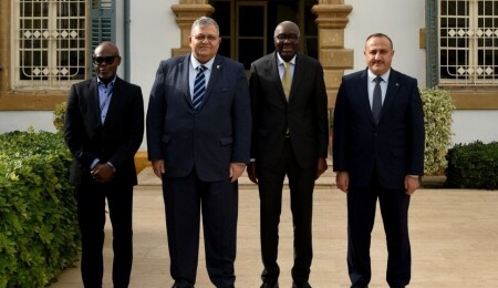 BMGS Kıbrıs Özel Temsilcisi Diagne, Vakıflar İdaresi’ni ziyaret etti: İş birliği konuları ele alındı