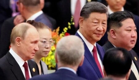 China’s Xi Projects Power at Military Parade With Putin and Kim