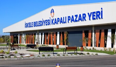 Kapalı pazar yeri yarın İskele’de açılıyor