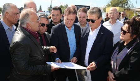 Üstel, İskele-Boğaz Yolu proje alanında incelemelerde bulundu: Çalışmalar bayram sonrası başlıyor